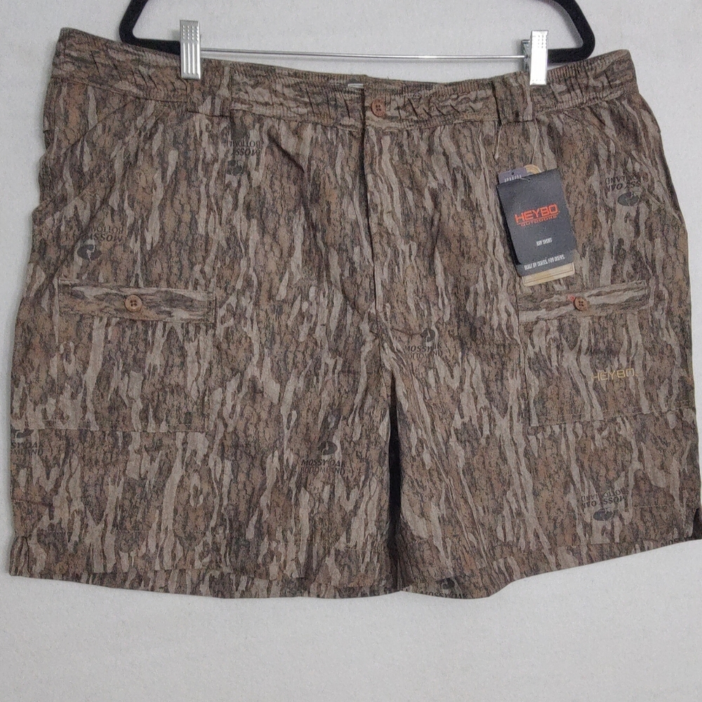 Mossy Oak Bay Short in Bottomland by Heybo SKU: HEYBO HEY-9733 Short‎ Size XXXL